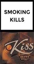 Kiss Brown Effect Cigarettes pack