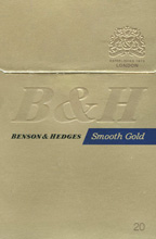 Benson & Hedges Smooth Gold Cigarettes pack