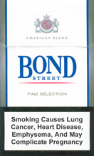 Bond Street Silver (Super Lights) Cigarettes pack