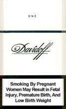 Davidoff One (White) Cigarettes pack
