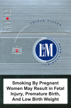 L&M GRI 83 Slims Cigarettes pack