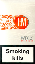 L&M MIXX Super Slims Cigarettes pack