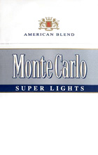 Monte Carlo Super Lights (Subtle Silver) Cigarettes pack