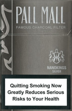 Pall Mall Nanokings Silver(mini) Cigarettes pack