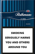 Rothmans Nano Blue Cigarettes pack