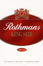 Rothmans Special Mild (Red) Cigarettes pack