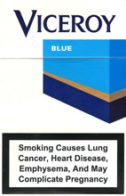 Viceroy Lights (Blue) Cigarettes pack