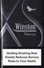 Winston XS silver Cigarettes pack