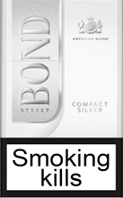 Bond Compact Silver Cigarettes pack
