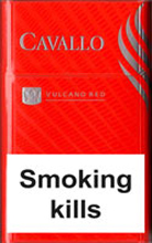 Cavallo Vulcano Red Cigarettes pack