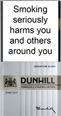 Dunhill Fine Cut Signature Blend Cigarettes pack