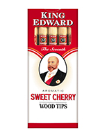 King Edward Wood Tip Cigars Cherry Cigarettes pack
