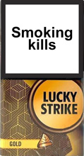 Lucky Strike Gold Cigarettes pack