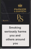 Parker & Simpson Black Cigarettes pack