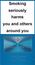 Parliament Sea Cruise Cigarettes pack