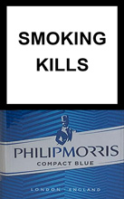 Philip Morris Compact Blue Cigarettes pack