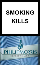 Philip Morris Compact Silver