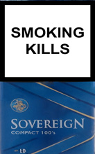 Sovereign Compact 100 Cigarettes pack