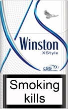 Winston XStyle Blue Cigarettes pack