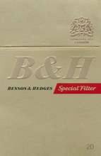 Benson & Hedges Special Filter Cigarettes pack