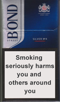 Bond Street Smart Silver 4 Cigarettes pack