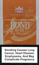 Bond Special Rich Cigarettes pack