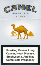 Camel Super Lights (Silver) Cigarettes pack