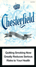 Chesterfield Ivory Super Slims 100`s Cigarettes pack