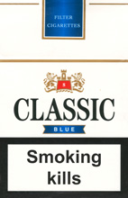 Classic Blue Cigarettes pack