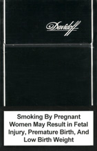 Davidoff Black NanoKings (mini) Cigarettes pack