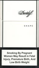Davidoff Shape White Cigarettes pack