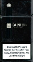 Dunhill Fine Cut Black Cigarettes pack