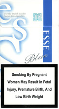 Esse Blue Super Slims Cigarettes pack