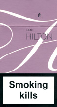 Hilton Super Slims Liliac 100's Cigarettes pack