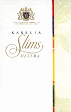 Karelia Slims Ultima 100`s (Creme Color) Cigarettes pack