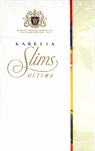 Karelia Slims Ultima 100`s (Creme Color) Cigarettes pack