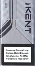 Kent HDi Silver Cigarettes pack