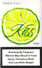 Kiss Mohito (mini) Cigarettes pack