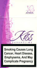 Kiss Super Slims Dream 100's Cigarettes pack