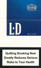 LD Blue Cigarettes pack