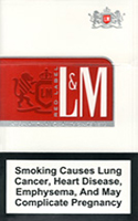 L&M Red (Red Label) Cigarettes pack