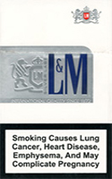 L&M Super Lights (Silver Label) Cigarettes pack