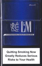 L&M Motion Blue (mini) Cigarettes pack