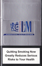 L&M Motion Silver (mini) Cigarettes pack