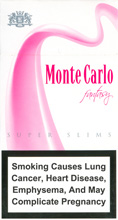 Monte Carlo Super Slims Fantasy 100`s Cigarettes pack