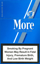 More Lights (Balanced Blue) Cigarettes pack