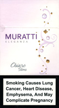 Muratti Eleganza Chiara Slims 100`s Cigarettes pack