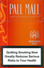 Pall Mall Nanokings Amber(mini) Cigarettes pack