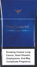 Parliament Carat Blue Cigarettes pack