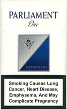 Parliament ONE Cigarettes pack
